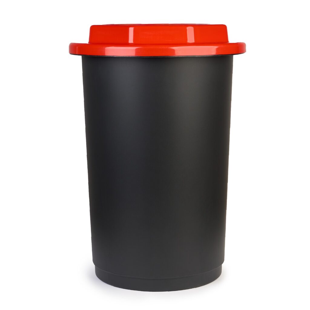 Cos gunoi colectare selectiva 50L Rosu – poza 1