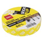 BANDA DUBLU ADEZIVA ALBA 5M*25.4MM DELI – poza 2