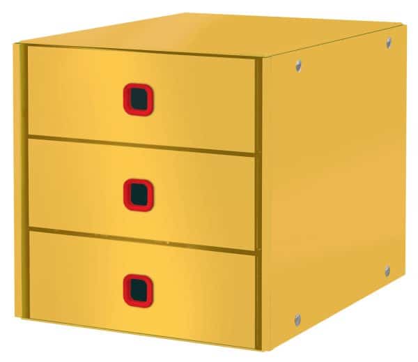 CABINET 3 SERTARE GALBEN CHIHLIMBAR COSY CLICK&STORE LEITZ – poza 1
