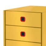 CABINET 3 SERTARE GALBEN CHIHLIMBAR COSY CLICK&STORE LEITZ – poza 3