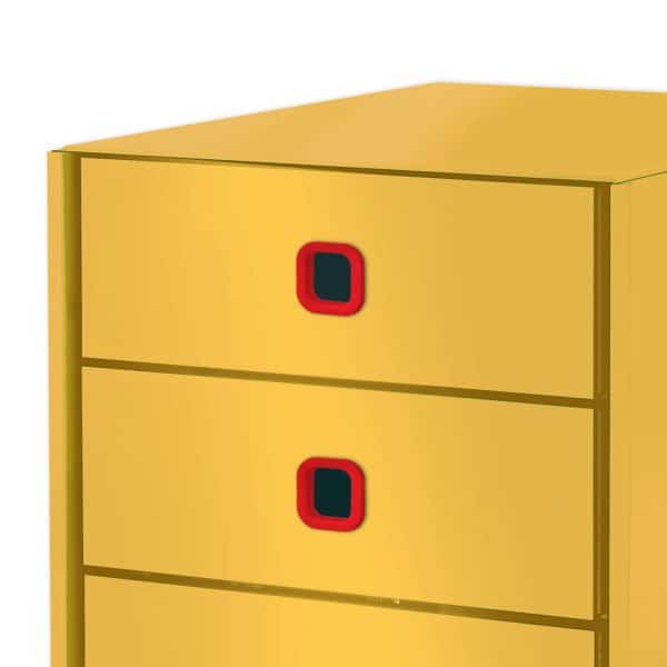 CABINET 3 SERTARE GALBEN CHIHLIMBAR COSY CLICK&STORE LEITZ – poza 3