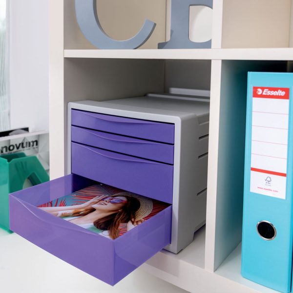 CABINET 4 SERTARE VERDE COLOUR'ICE ESSELTE – poza 2