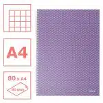 CAIET BIROU SPIRA A4 80F AR LAVANDA COPERTA CARTON COLOUR'BREEZE ESSELTE – poza 2