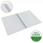 CAIET BIROU SPIRA A4 80F AR LAVANDA COPERTA CARTON COLOUR'BREEZE ESSELTE – poza 4