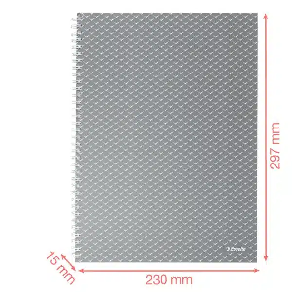 CAIET BIROU SPIRA A4 80F AR LAVANDA COPERTA CARTON COLOUR'BREEZE ESSELTE – poza 5