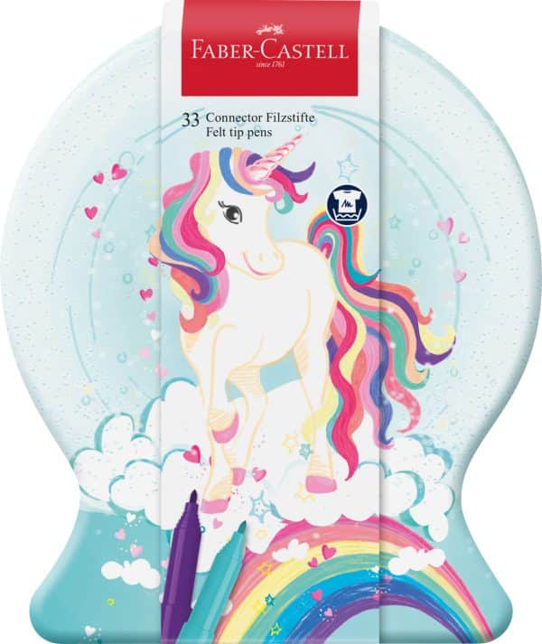 CARIOCA 33 CULORI UNICORNI 2023 CONNECTOR FABER-CASTELL – poza 1