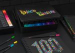CREIOANE COLORATE 100 CULORI BLACK EDITION CUTIE METAL FABER-CASTELL – poza 2