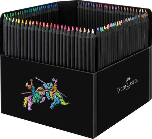 CREIOANE COLORATE 100 CULORI BLACK EDITION FABER-CASTELL – poza 1