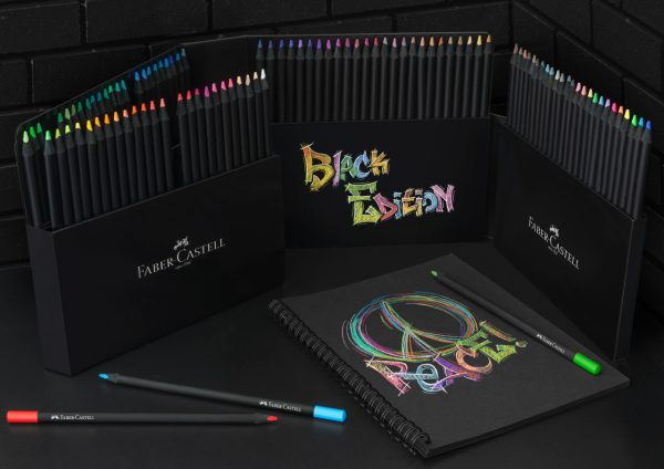 CREIOANE COLORATE 100 CULORI BLACK EDITION FABER-CASTELL – poza 3
