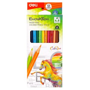 CREIOANE COLORATE PLASTIC 12 CULORI DELI – poza 1