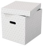 CUTIE DEPOZITARE CU CAPAC 36*32*31CM ALBA RECYCLED FSC 3/SET ESSELTE – poza 4
