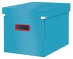 CUTIE DEPOZITARE CU CAPAC SI MANER PLIABILA 32*35*36CM ALBASTRU CELEST COSY LEITZ – poza 1