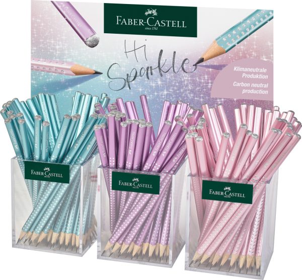 DISPLAY 3*48 BUC CREION GRAFIT SPARKLE SPRING 2023 FABER-CASTELL – poza 1