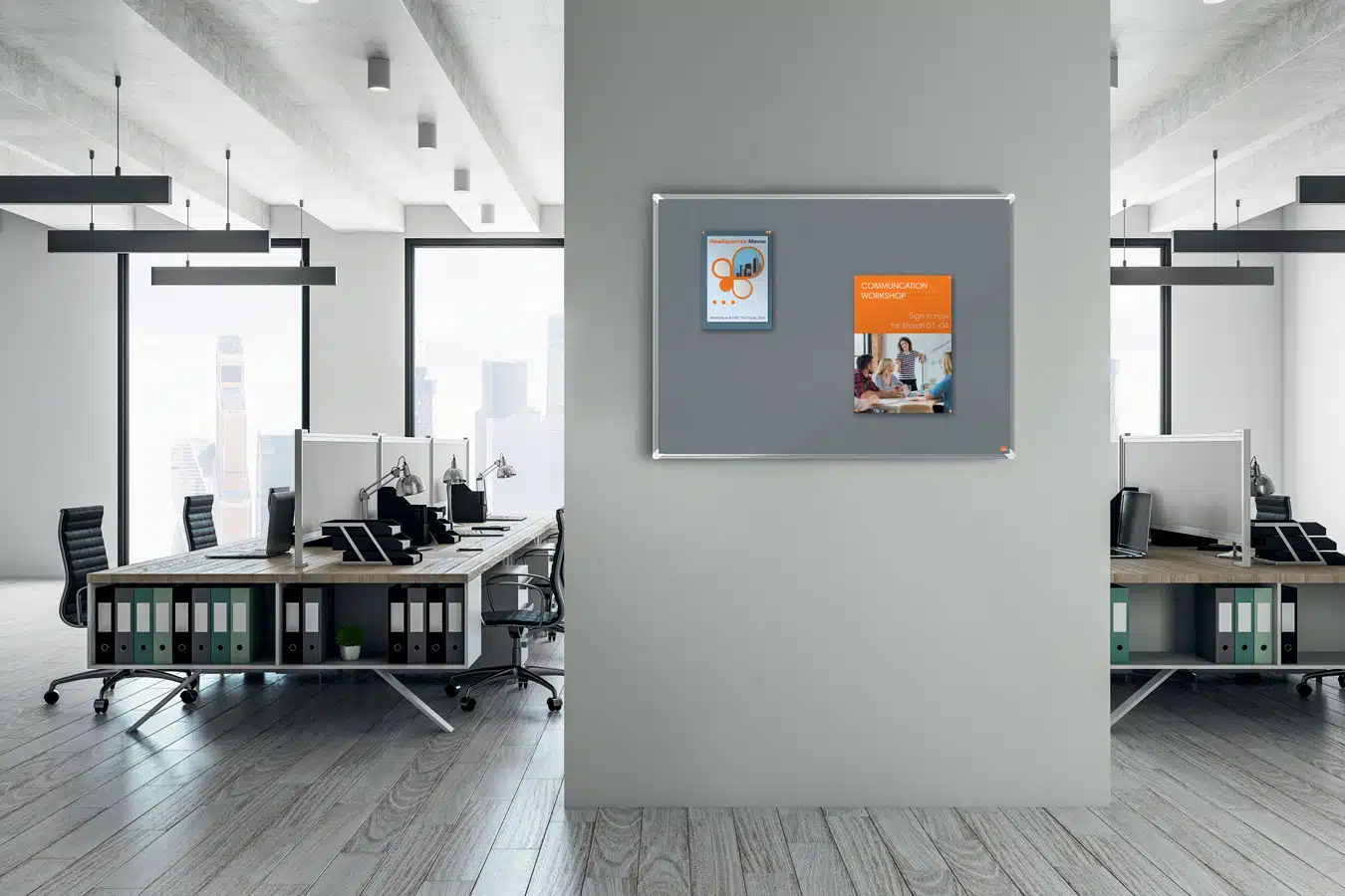 PANOU PLUTA 120*90 CM RAMA ALUMINIU PREMIUM PLUS NOBO – poza 3