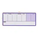 PLANNER MAGNETIC SAPTAMANAL 140*36 CM MOV NOBO – poza 3