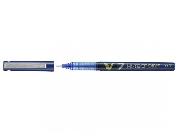 ROLLER 0.7MM V7 ALBASTRU HI-TECPOINT PILOT – poza 1
