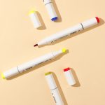 SET 48 MARKERE SKETCHING VARF DUBLU ROTUND 1MM/TESIT 7MM CUT PLASTIC COLOR EMOTION DELI – poza 5