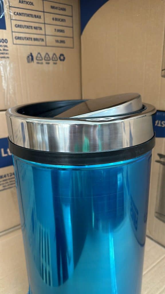 RESIGILAT #7 Cos inox 20 litri cu capac batant – poza 1