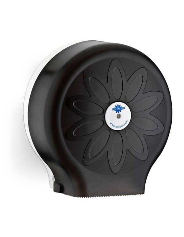 Dispenser de plastic de hartie igienica Mini Jumbo Negru – poza 1