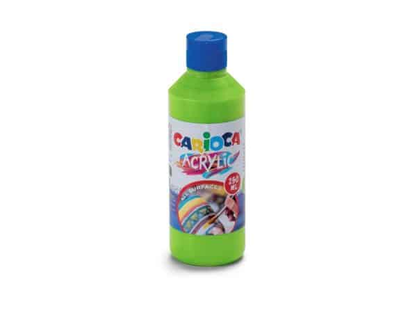 Acuarele acrilice tempera Carioca 250 ml Verde – poza 1