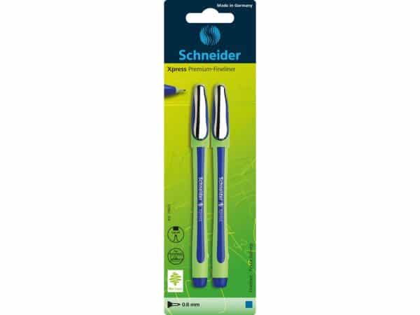 Fineliner Schneider Xpress set 2 buc Albastru – poza 1