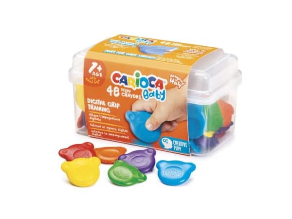 Carioca Baby 1+ creioane cerate Teddy 48 buc/cuttie – poza 1