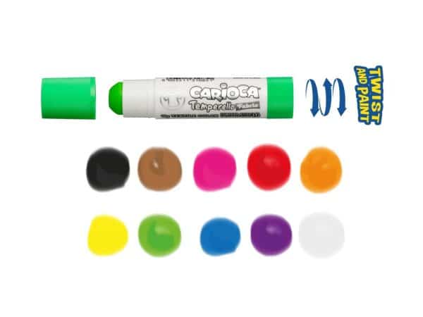 Creion-tempera Temperello Fabric Carioca 10/set – poza 2