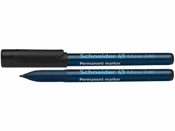 Marker permanent  Schneider Maxx 240 Negru – poza 1