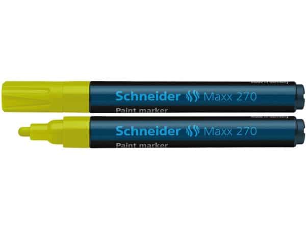 Marker cu vopsea Schneider Maxx 270 Galben – poza 1