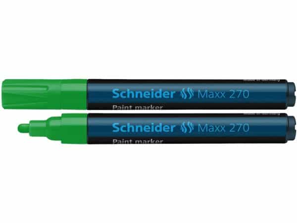 Marker cu vopsea Schneider Maxx 270 Verde – poza 1