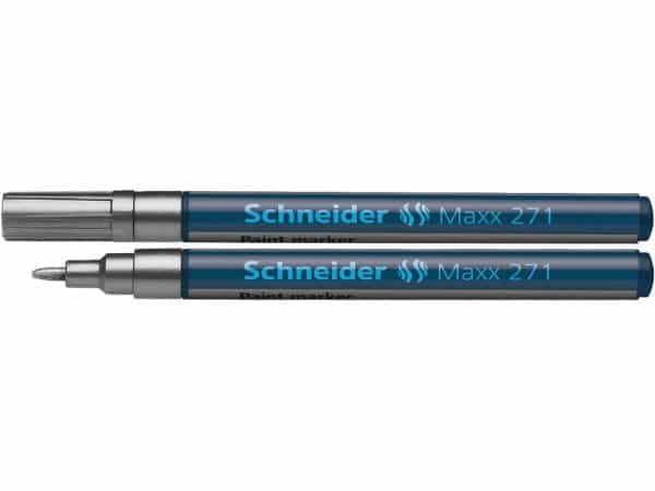Marker cu vopsea Schneider Maxx 271 Argintiu – poza 1