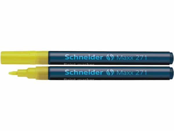 Marker cu vopsea Schneider Maxx 271 Galben – poza 1