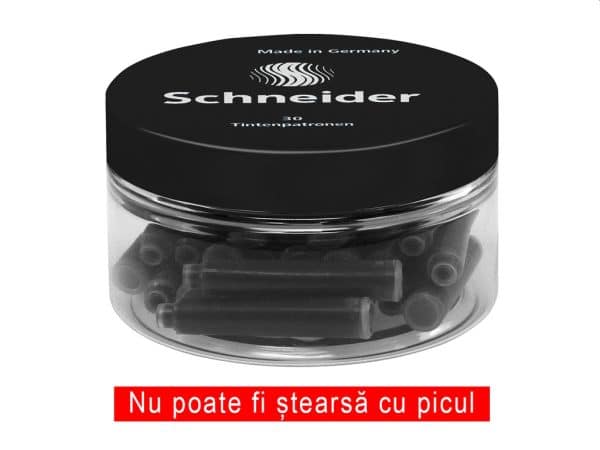 Patron cerneală Schneider neagră 30/borcan – poza 1