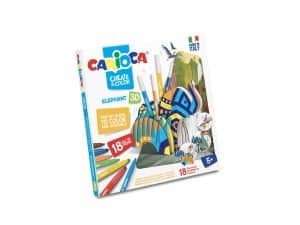 Set creativ Create & Color Carioca Elefant 3D – poza 1