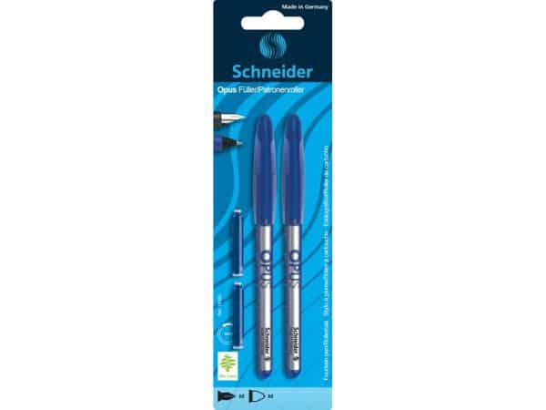 Set Stilou și Roller Schneider Opus Albastru – poza 1