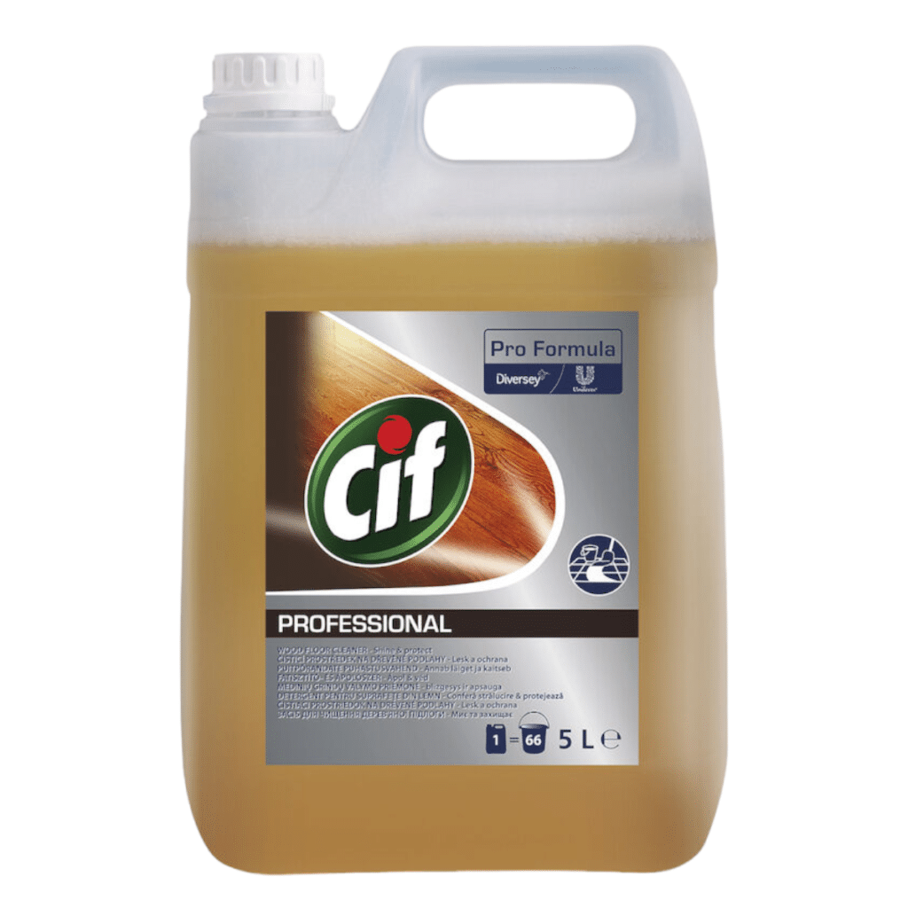 Detergent Parchet si Suprafete din Lemn Cif Professional 5L – poza 1