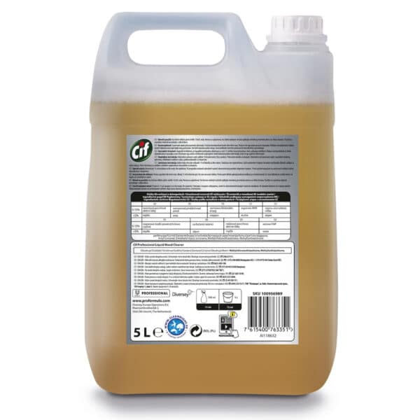 Detergent Parchet si Suprafete din Lemn Cif Professional 5L – poza 2