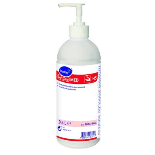 Soft Care MED H5 - Gel dezinfectant pentru mâini 500 ml – poza 1
