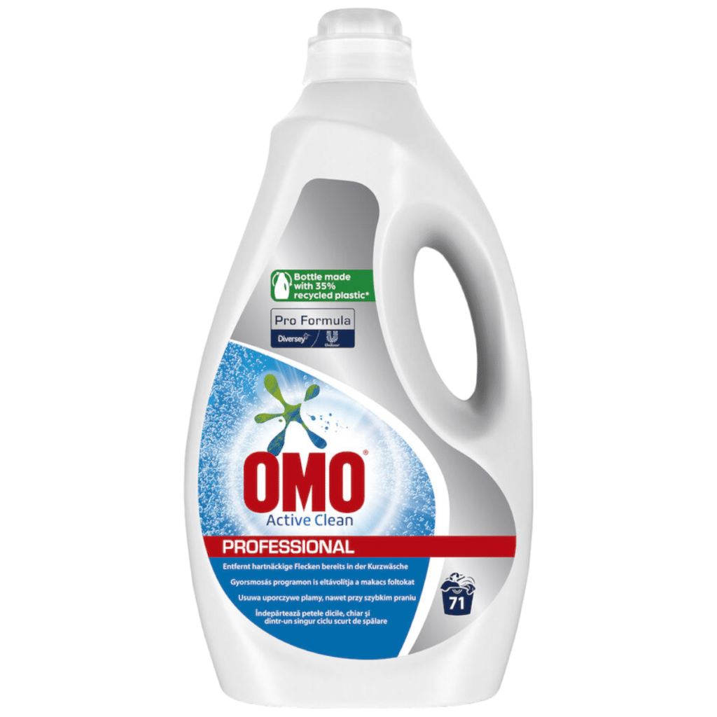Omo Detergent de Rufe Lichid Activ Clean 5l, Pro Formula – poza 1