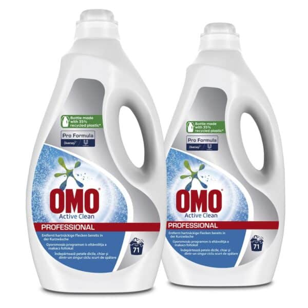 Omo Detergent de Rufe Lichid Activ Clean 5l, Pro Formula – poza 4