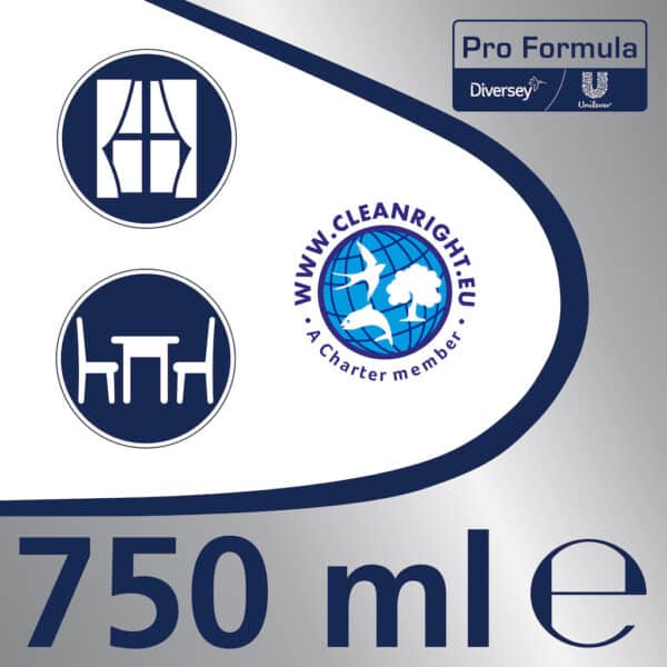 Cif Professional Detergent de geam si multisuprafete 750ml – poza 3
