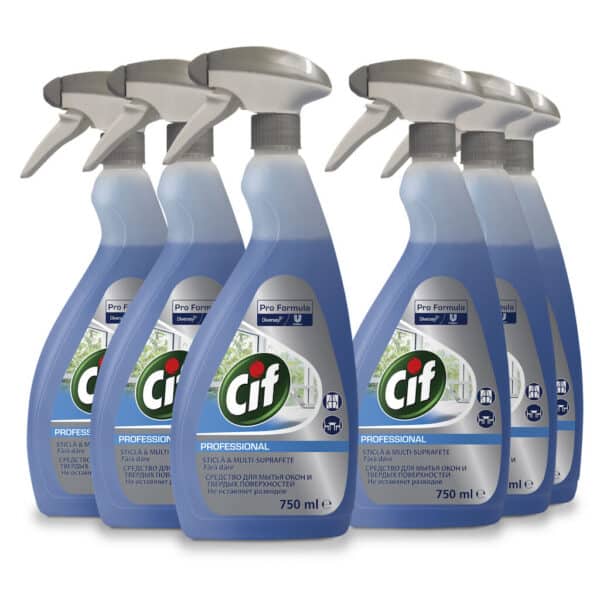 Cif Professional Detergent de geam si multisuprafete 750ml – poza 4