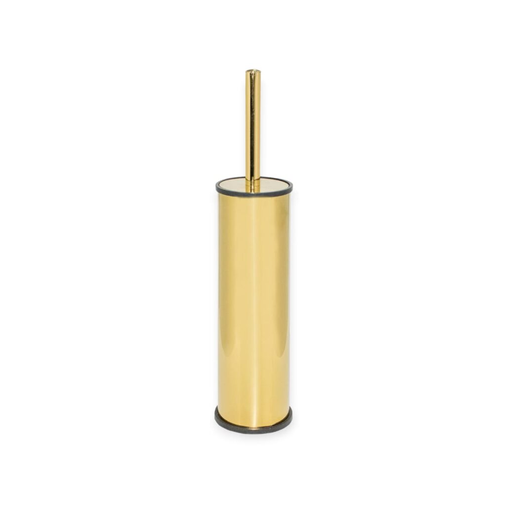 Set WC perie si suport din otel inoxidabil - Gold – poza 1
