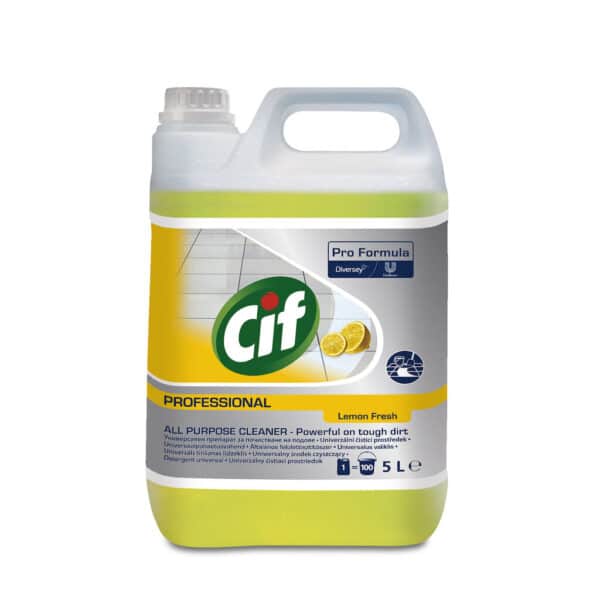Detergent universal pentru suprafețe, Cif Pro Formula, Lemon fresh, 5l – poza 4