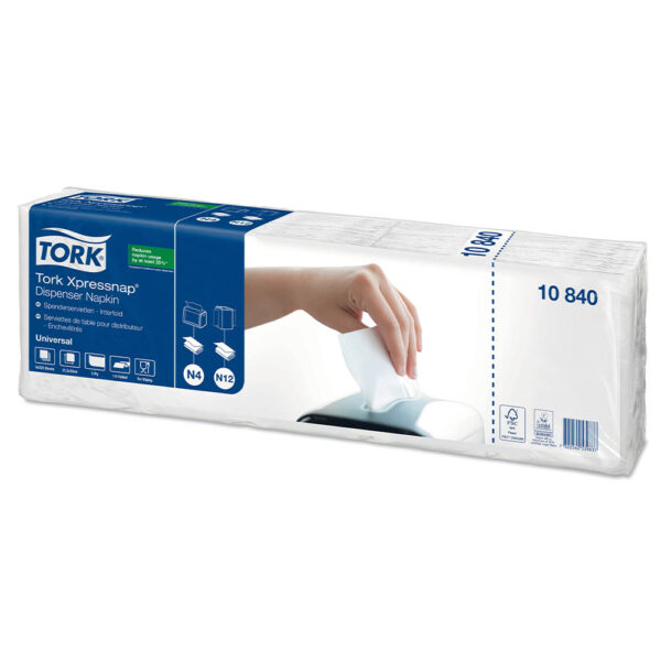 Șervețele de masă pentru Dispenser Tork Xpressnap® albe – poza 1
