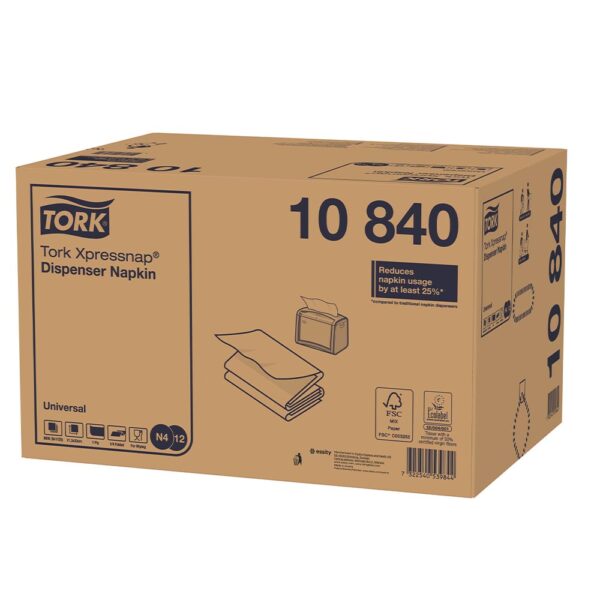 Șervețele de masă pentru Dispenser Tork Xpressnap® albe – poza 4