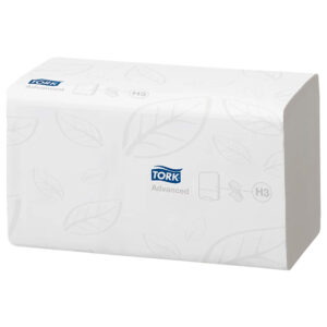 Servetele Tork albe pliate Advanced 2 Pliuri 250 Buc/Pac – poza 1