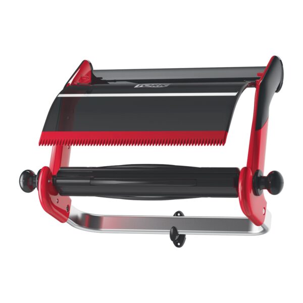 Dispenser de perete pentru lavete role industriale Tork Performace Negru/Rosu – poza 3