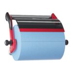 Dispenser de perete pentru lavete role industriale Tork Performace Negru/Rosu – poza 2
