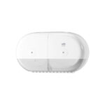 Dispenser hartie igienica SmartOne® Mini Dublu Tork Alb – poza 1